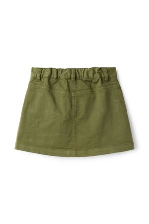 gonna in cotone verde IL GUFO KIDS | P25GN231C6074588